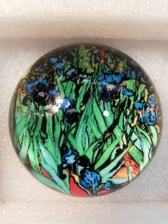 ''Van Gogh'' glass paper weight