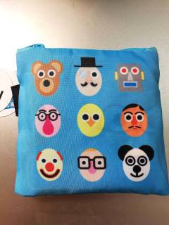 "LOQI" bag- Artists Collection -' Faces'